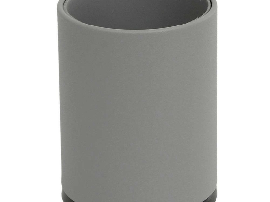 Ποτηροθήκη 91-163 Φ8x10cm Matt Concrete Grey Pam&Co Ανοξείδωτο Ατσάλι