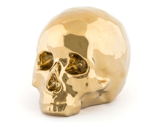 Διακοσμητικό Memorabilia My Skull Gold Seletti Πορσελάνη