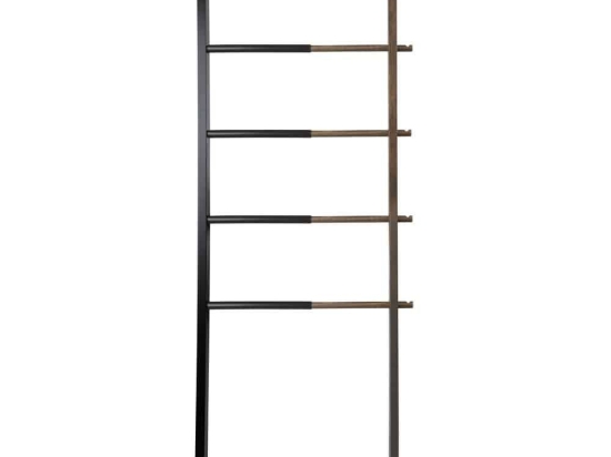 Διακοσμητική Σκάλα - Κρεμάστρα Hub Ladder 320260-048 H152,5 Black-Wallnut Umbra Ξύλο