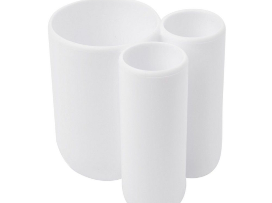 Ποτήρι Για Οδοντόβουρτσες Touch 023271-660 White Umbra Πολυπροπυλένιο