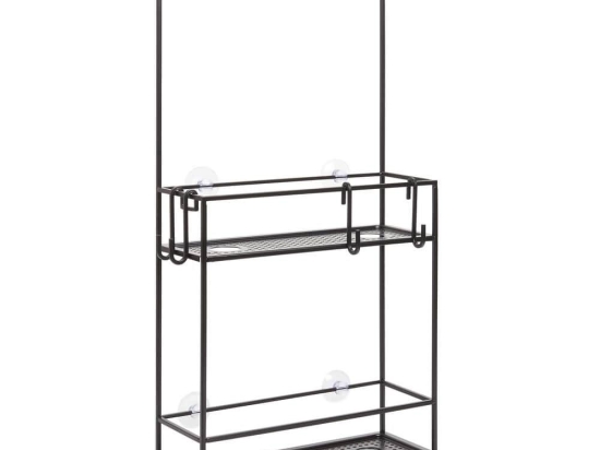 Ραφιέρα Ντουζ Cubiko 023461-040 Black Umbra Πολυπροπυλένιο
