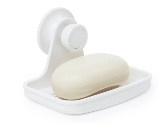 Σαπουνοθήκη Τοίχου Με Βεντούζα Flex Gel-Lock 1004433-660 White Umbra Σιλικόνη