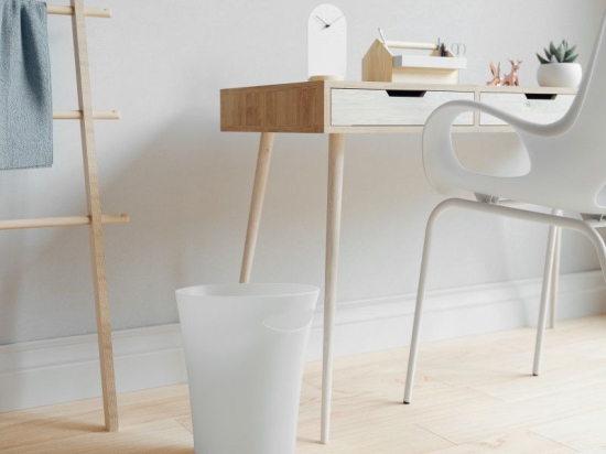 Κάδος Απορριμμάτων Skinny 1014555-661 White Umbra Πολυπροπυλένιο