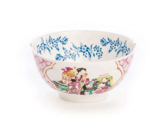 Μπωλ Σερβιρίσματος Chloe 09754 10,5x6,2cm Multi Seletti Bone China 