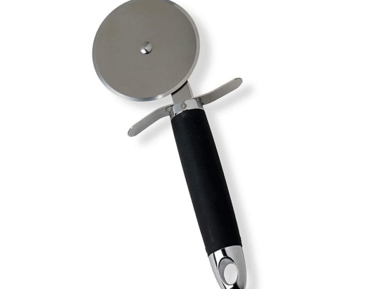 Κόπτης Πίτσας Soft Touch 100795 Black-Silver Funktion Ατσάλι