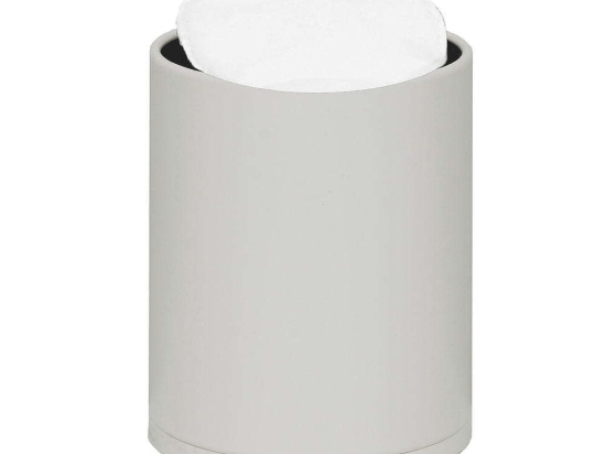 Θήκη Για Βαμβάκι Βαρέως Τύπου 93-033 8x10cm Matte White Pam&Co Ανοξείδωτο Ατσάλι
