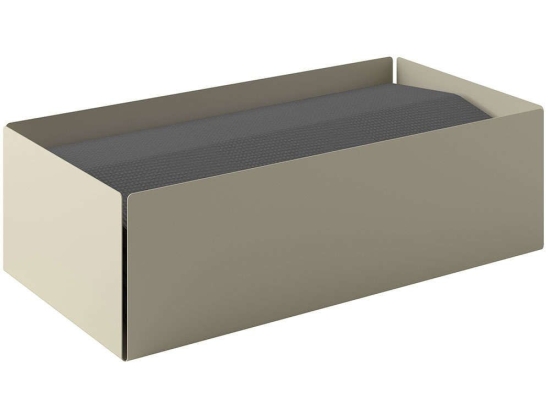 Θήκη Για Χειροπετσέτες Ζικ - Ζακ 121-703 25x13x7,5cm Matt Ivory Pam&Co Ανοξείδωτο Ατσάλι