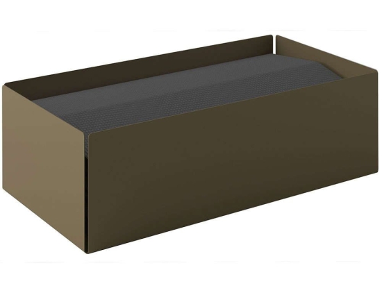 Θήκη Για Χειροπετσέτες Ζικ - Ζακ 121-963 25x13x7,5cm Matt Light Bronze Pam&Co Ανοξείδωτο Ατσάλι