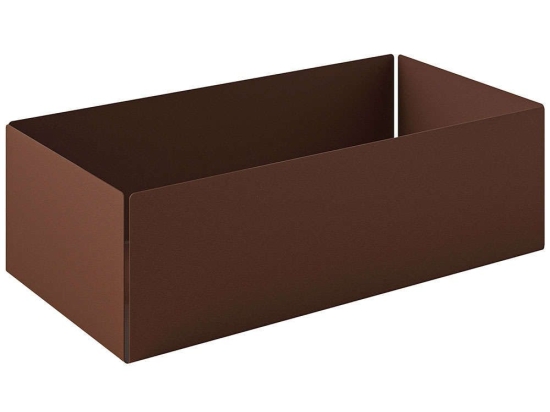 Θήκη Οργάνωσης 119-943 25x13x7,5cm Matt Wenge Pam&Co Ανοξείδωτο Ατσάλι