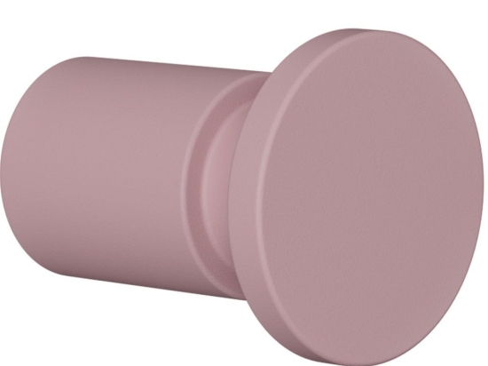 Άγκιστρο Μπάνιου Μονό 10-303 Φ2,2x5cm Matt Pink Pam&Co Ορείχαλκος