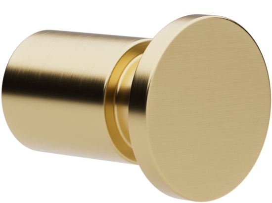 Άγκιστρο Μπάνιου Μονό 10-023 Φ2,2x5cm Brushed Gold Pam&Co Ορείχαλκος