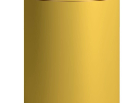 Κάδος Απορριμμάτων 2326-603 Φ20x25cm 6lt Matt Yellow Pam&Co Ανοξείδωτο Ατσάλι