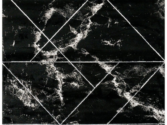 Χαλί Craft 23299-990 Black-White Merinos 160Χ230cm