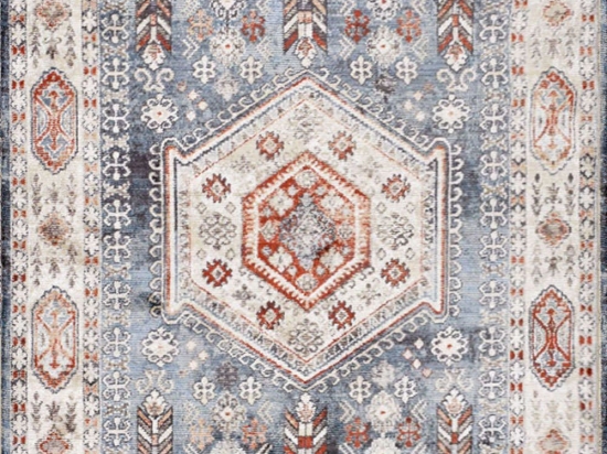 Χαλί Hamadan 33731-35 Beige-Blue Merinos 160X230cm