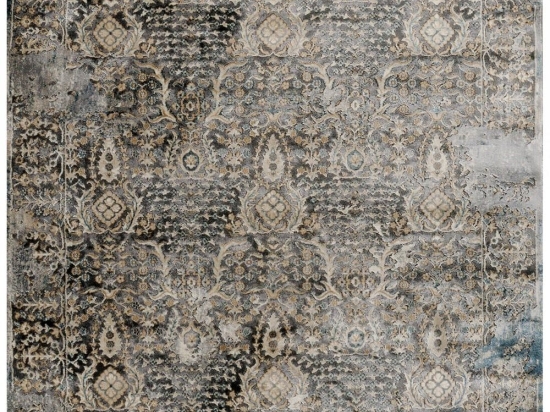 Χαλί Empire 34526-111 Grey-Petrol Merinos 160Χ230cm