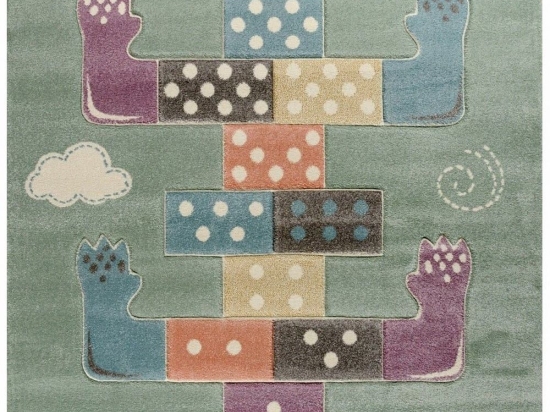 Χαλί Diamond 40016-040 Mint-Multi Merinos 133X190cm
