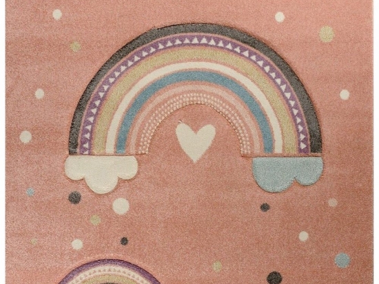 Χαλί Diamond 40109-255 Round Pink-Multi Merinos 160X160 Round