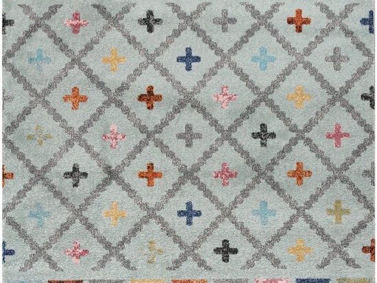 Χαλί Palmas 37930-132 Blue-Multi Merinos 160X230cm