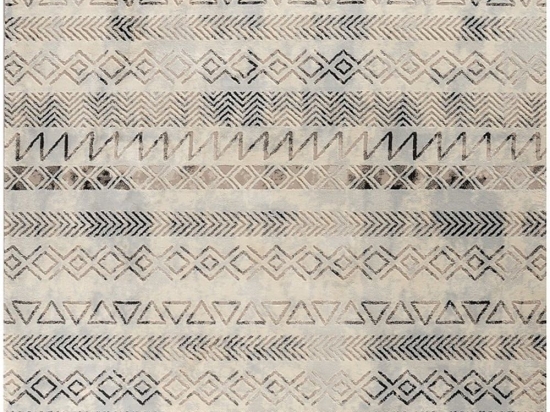 Σετ Χαλιά Κρεβατοκάμαρας 3Τμχ. Sign 37461-095 Beige-Black Merinos SET(2 67X150&67X235) Recycled