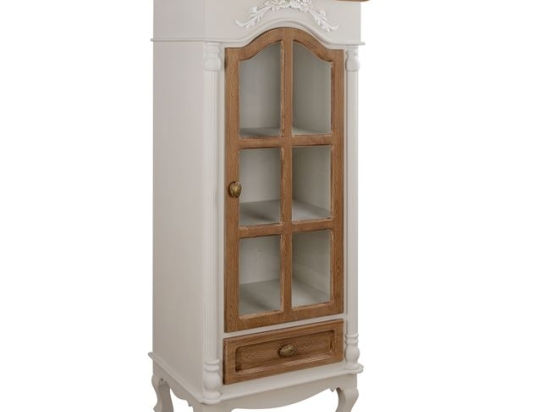 ΒΙΤΡΙΝΑ MELODY HM7010.01 ΕΚΡΟΥ ΚΑΦΕ ΠΑΤΙΝΑ 55Χ35Χ146 εκ.