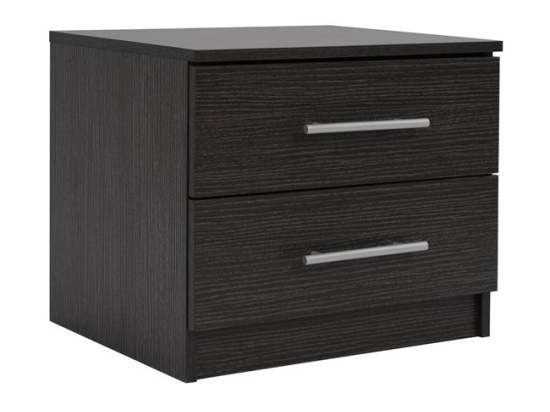 ΚΟΜΟΔΙΝΟ ΜΕΛΑΜΙΝΗΣ CHELSEA HM2220.01 ZEBRANO 48X40,5X41,5 εκ.