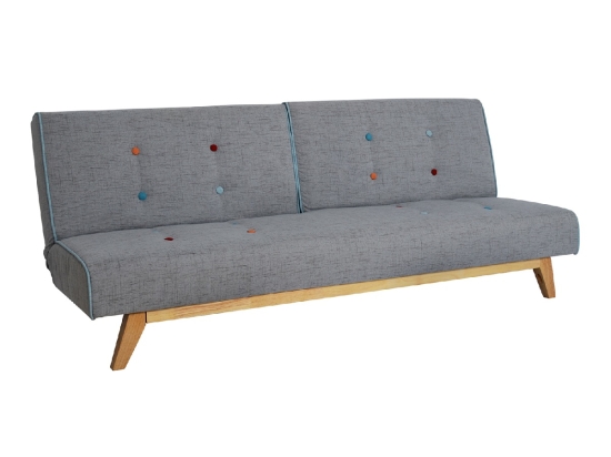 ΚΑΝΑΠΕΣ ΚΡΕΒΑΤΙ 3Θ HM3012 CITY ΓΚΡΙ 184x78x75 cm