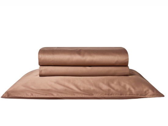 Σεντόνι Opulence 43 Με Λάστιχο Bronze Kentia Υπέρδιπλo 160x235cm 100% Βαμβακοσατέν