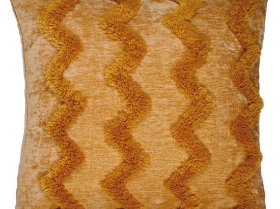 Μαξιλαροθήκη Διακοσμητική Decore 211 Mustard Kentia 45X45 Πολυέστερ