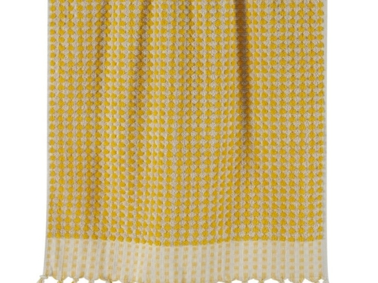 Πετσέτα Zelda 37 Yellow-Beige Kentia Χεριών 30x50cm 100% Βαμβάκι