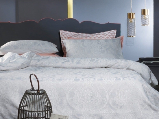 Παπλωματοθήκη Celine (Σετ 3τμχ) Ecru Kentia King Size 260x240cm Βαμβάκι-Πολυέστερ