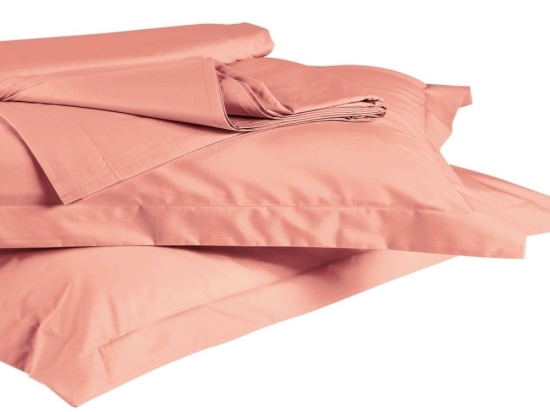 Σεντόνι True Col 1613 Peach Kentia Μονό 170x270cm 100% Πενιέ Βαμβάκι