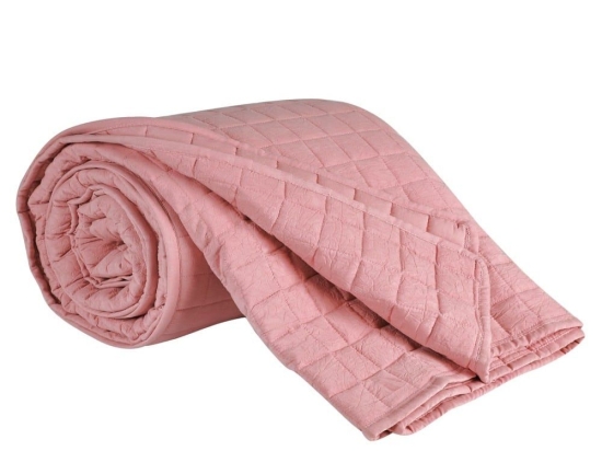 Κουβερλί Vegas 26 Salmon Pink Kentia King Size 260x240cm Microfiber-Polyester