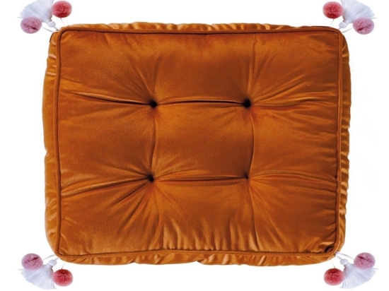 Μαξιλάρι Καρέκλας Steven 40 Terracotta Kentia 40Χ40 Πολυέστερ