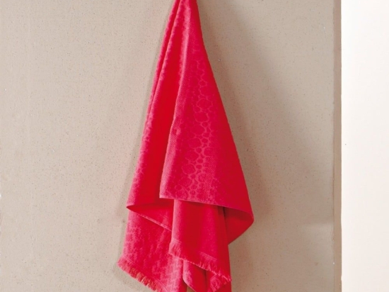 Πετσέτα Θαλάσσης - Παρεό Kasos 14 Pink Kentia Θαλάσσης 90x180cm 100% Βαμβάκι