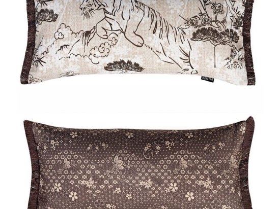 Μαξιλάρι Διακοσμητικό (Με Γέμισμα) Fancy W23 05 Multi Kentia 30X60 30x60cm Βαμβάκι-Πολυέστερ