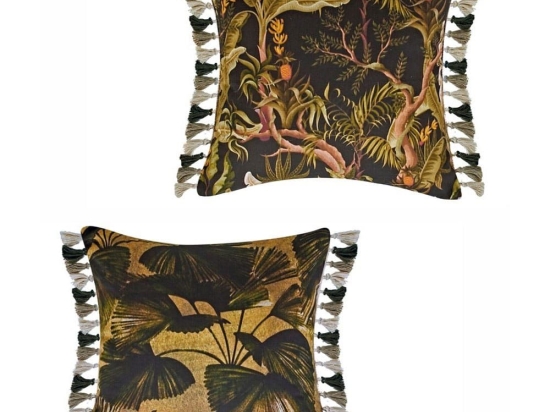 Μαξιλαροθήκη Διακοσμητική Fancy W23 03 Multi Kentia 50X50 50x50cm Βαμβάκι-Πολυέστερ