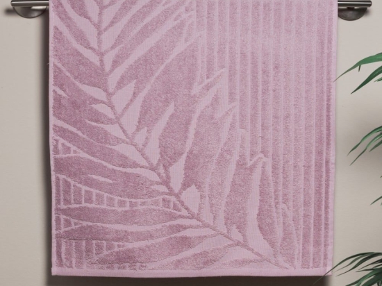 Πετσέτα Pianta 35 Lila Kentia Σώματος 70x140cm 100% Βαμβάκι