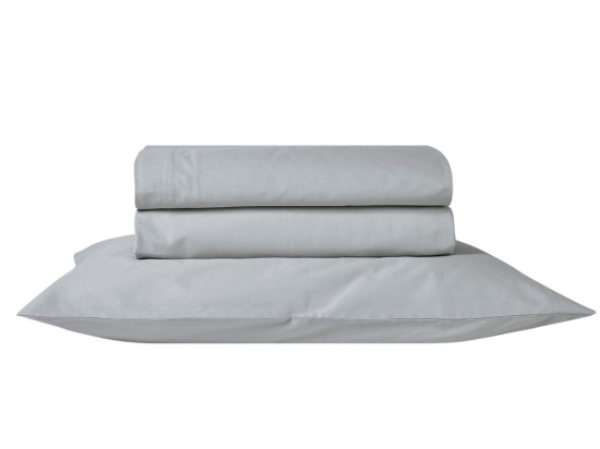 Σεντόνι Essential 22 Light Grey Kentia King Size 270x270cm 100% Πενιέ Βαμβάκι