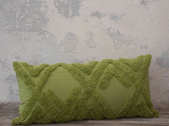 Μαξιλάρι Διακοσμητικό (Με Γέμιση) Amadeo Green Nima 30X60 100% Βαμβάκι