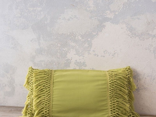 Μαξιλάρι Διακοσμητικό (Με Γέμιση) Naomi Green Nima 40Χ60 40x60cm 100% Βαμβάκι