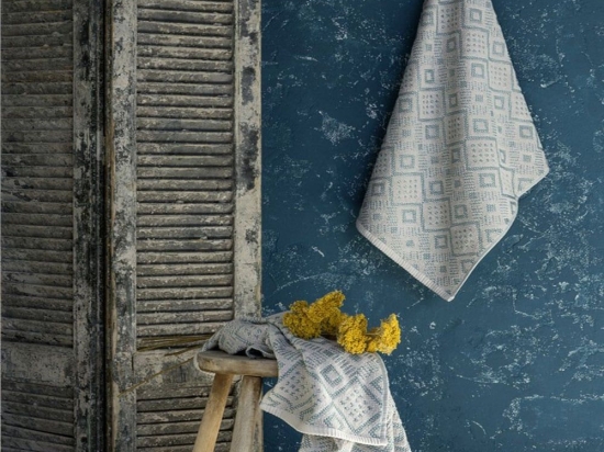 Πετσέτα Iris Gray Nima Προσώπου 50x90cm 100% Βαμβάκι