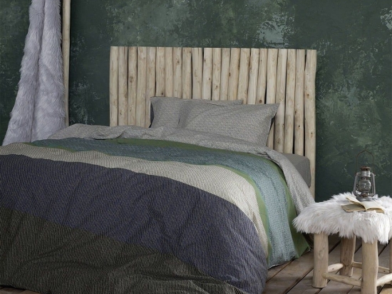 Σεντόνια Frame (Σετ 3τμχ) Natural Nima Μονό 170x260cm 100% Βαμβάκι
