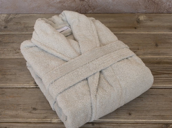 Μπουρνούζι Asana Light Grey Nima