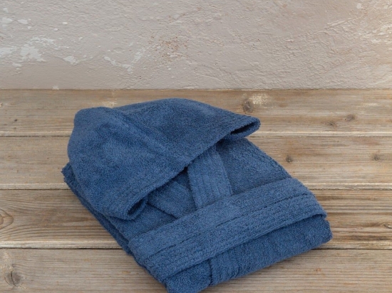 Μπουρνούζι Παιδικό Wizard Denim Blue Nima