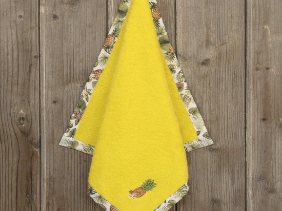 Πετσέτα Κουζίνας Pineapple Joy Yellow Nima 45x45cm 100% Βαμβάκι