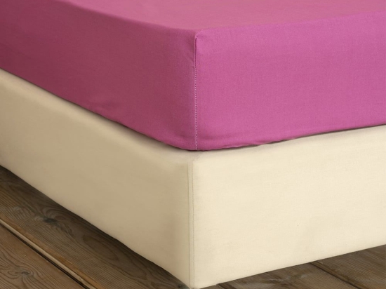 Σεντόνι Primal Με Λάστιχο Orchid Pink Nima Υπέρδιπλo 160x232cm 100% Βαμβάκι