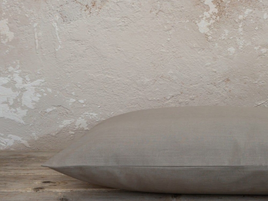 Μαξιλαροθήκες Unicolors (Σετ 2τμχ) Taupe Brown Nima 52X72 100% Βαμβάκι