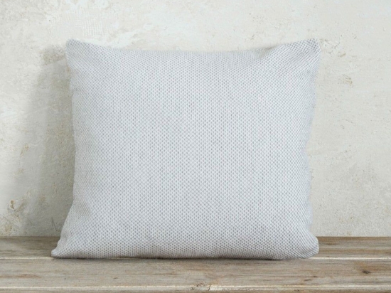 Μαξιλάρι Διακοσμητικό (Με Γέμιση) Kesia Light Grey Nima 45X45 45x45cm Βαμβάκι-Πολυέστερ