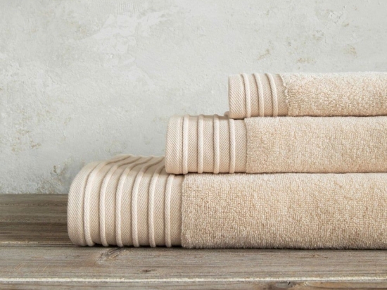 Πετσέτα Feel Fresh Salmon Beige Nima Προσώπου 50x100cm 100% Βαμβάκι