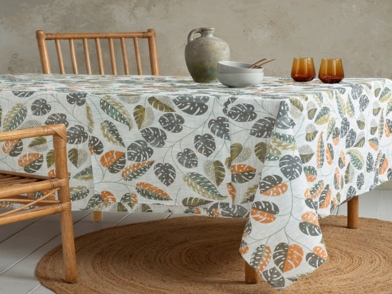 Τραπεζομάντηλο Temple Multi Nima 150X250 150x250cm 100% Βαμβάκι